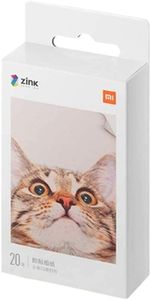 Xiaomi Mi Tragbares Fotodruckerpapier TEJ4019GL 20 Fotopapier, 2x3 Zoll