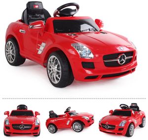 Mercedes Benz AMG QX SLS mit Soft-Start ROT Kinderauto Kinderfahrzeug Kinder Elektroauto, mp3 Eingang, Sounds, Fernbedienung, Motorstartgeräusch