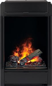 Dimplex Engine 68-400 Opti-myst 3D-Elektroeinsatz: Dekoholz ohne Stehrost - Schwarz, spiegelnd - Mit Heizung - Ohne Steine
