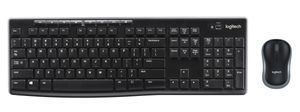Logitech MK270 Combo Tastatur und kabellose Maus kabellosem Nano-Empfänger (QWERTY- italienisches Tastaturlayout) schwarz