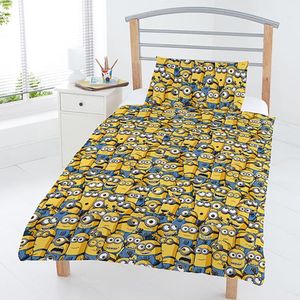 Despicable Me - Bettwäsche-Set AG184 (Einzelbett) (Gelb/Blau)