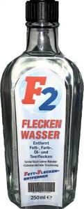 F2 Fleckenwasser 250ml - Entfernt Fett-, Farb-, Öl-, und Teerflecken