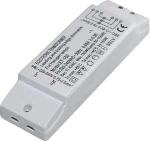 Halogen-Transformator 220-240V zu 12V 50-150W dimmbar mit Phasenanschnittsdimmer