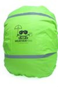 WEATHERMAN Regenschutz für Rucksack und Schulranzen - mit Reflektoren, wasserdichte Regenhülle in Signalfarbe