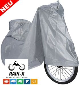 RAINX Fahrradabdeckung Fahrradgarage wasserdicht Fahrradschutzhülle Fahrradplane