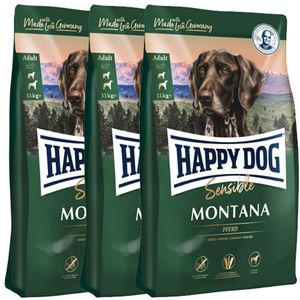 3 x 10 kg Happy Dog Supreme Sensible Montana