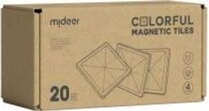 Mideer Chladné farby magnetické dieliky 20 ks