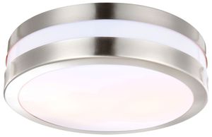 RGB LED Deckenleuchte, Edelstahl, 28,5 cm