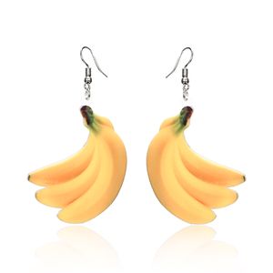 Frauen kreative Kokosnuss frisches Obst Haken Ohrringe Sommer Urlaub Party Schmuck-8#