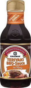 Kikkoman Teriyaki Barbecuesauce mit Honig 250ml aromatische Marinade oder als Dip