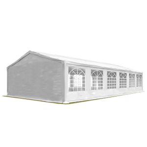 Partyzelt PROLIGHT 6x12 m Pavillon starke PVC 600 N Plane wasserdicht und schneller Aufbau