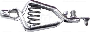 1x Krokodilklemme 10A Ber.Halt: max.12,7mm L. ges: 51mm  verzinnt BU-48B Krokodilk