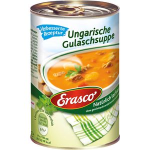 Erasco Tafelfertige Suppe Gulaschsuppe - 6 x 390 Tray