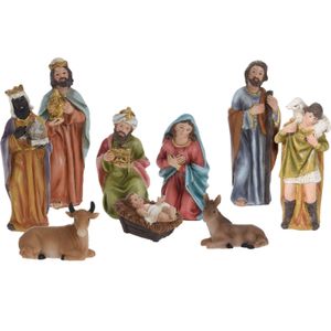 Figurky do vánočního betlému, 9 ks