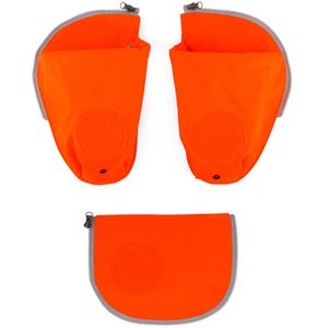 ergobag pack Seitentaschen Zip-Set 3tlg. Sicherheitsset Kinder Orange