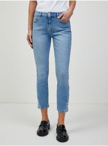 ORSAY hellblaue Cropped Skinny Fit-Jeans - M