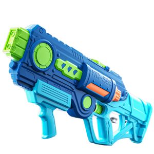 Party Toys Elektrische Wassersaugpistole Doppelstrahl Hochdruckstrahl Kampfwasserschlacht Outdoor Strand Pool Wasserspielzeug (blau)