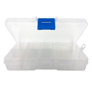 Kunststoff Aufbewahrungsbox Schmuckteile Sortierbox mit maximal 7 Fächern 1 Stück