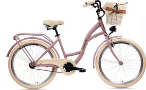 Goetze CityBike Style 24 Zoll 1 Gang Tiefeinsteiger Damen mit Korb Goetze CityBike Style 24 Zoll 1 Gang Tiefeinsteiger Damen mit Korb