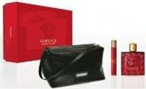 Versace Eros Flame Gift Set 100ml EDP + 10ml EDP + Toiletry Bag