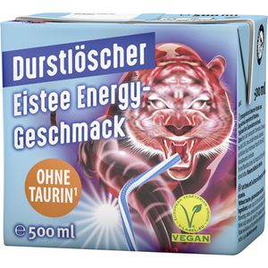 12x 500ml Durstlöscher Eistee Energy Softdrink Tetra Pak