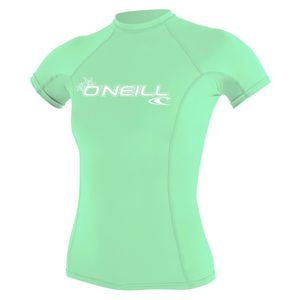 O'Neill - UV-Shirt für Damen - kurzärmlig - Basic Rash - Aqua, M
