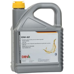 DBV 10W/60 (vollsysnthetisch) 4 x 5-Liter-Kanne