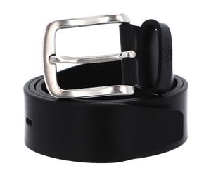 JOOP! Leder Gürtel Jeans Belt 4,0 CM W110 Black-Silver schwarz