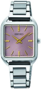 SEIKO Damen Quarz Armbanduhr aus Edelstahl mit Edelstahl Armband - SWR077P1