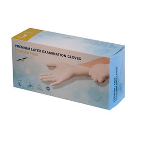 Gedikum Latexhandschuhe Latex Einmalhandschuhe, Latex-Einweghandschuhe, Einmalhandschuhe, 200 Stück in der Größe S, Puderfrei, Weiß