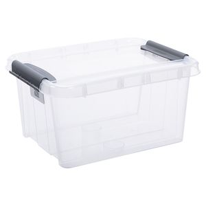 plast team Aufbewahrungsbox PROBOX 32,0 Liter Box und Deckel transparent