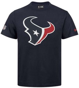 New Era - NFL Houston Texans Team Logo T-Shirt - black : XL Farbe:  Blau Größe: XL