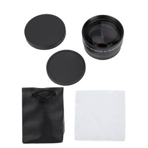 58MM Univerzální telekonvertor s 2násobným zvětšením pro fotoaparáty Příslušenství