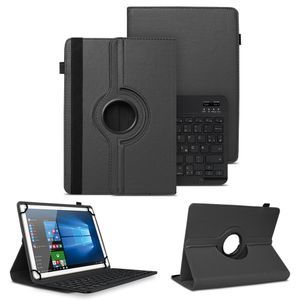 Schutzhülle 10 10.1 Zoll Bluetooth Hülle Tastatur Tablet Tasche QWERTZ Keyboard