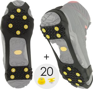 Schuhkrallen inkl. 20 x Ersatz-Spikes Gr. L (41–43)