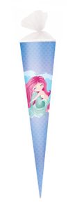 Herlitz Schultüte / Zuckertüte / 70cm / rund / "Meerjungfrau"