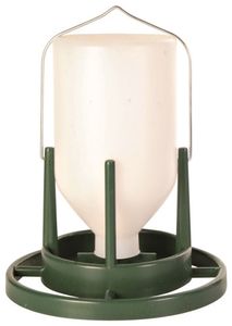 TRIXIE Volieren-Wasserspender, Hängend, Grün, Weiß, Kunststoff, 200 mm
