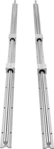 SucceBuy sada lineárnych vodiacich koľajníc, SBR20 1500 mm, 2 koľajnice a 4 posuvné bloky, sada lineárnych koľajníc a ložísk pre CNC frézy, DIY automaty