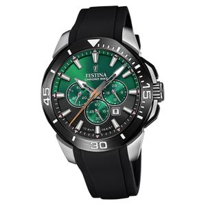 Festina Herrenuhr Silikon schwarz Festina Chrono bike Armbanduhr D2UF20642/C