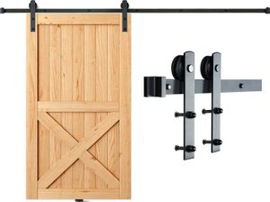 VEVOR 244cm Schiebetürbeschlag I-förmig Schiebetürsystem mit 2-teiligen Schienen 150kg Tragfähigkeit Laufschiene Ideal für Schiebetüren mit Türstärke von 32-45mm, Türbreite von 1,12-1,32m VEVOR 244cm Schiebetürbeschlag I-förmig Schiebetürsystem mit 2-teiligen Schienen 150kg Tragfähigkeit Laufschiene Ideal für Schiebetüren mit Türstärke von 32-45mm, Türbreite von 1,12-1,32m