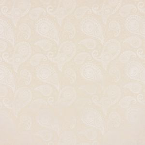 Dekostoff Jacquard Wendestoff Tischwäschestoff extrabreit Paisley natur weiß 2,8m Breite