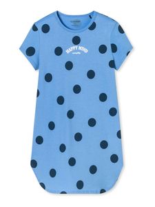 Schiesser Nacht-hemd schlafmode sleepwear Organic Baumwolle hellblau 140