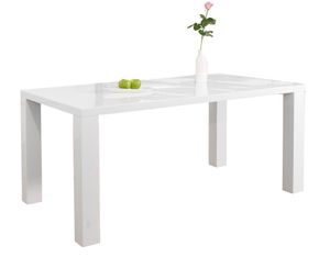 Jídelní stůl 200x100x76 cm bílá