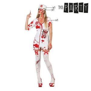 Kostüme Damen Halloweenkostüm Blutige Krankenschwester (3 teil Größe M/L