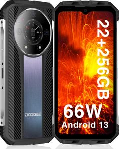 DOOGEE S110 12GB+256GB Smartphone Silber, 10800mAh, 6,58 Zoll, NFC, Outdoor