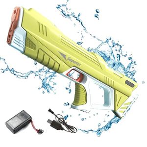 Wasserspeicherpistole, voll elektrisch, tragbar, Gelb