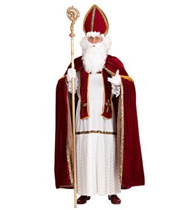 Saint Nicholas Nikolaus Kostüm für Herren, Größe:L/XL