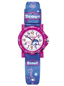Scout 280375001 Dívčí hodinky Vzdělávací hodinky The IT-Collection Dolphin