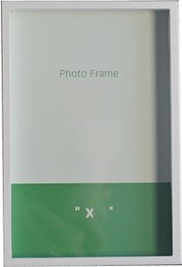 DEEP FRAME M190103 rámik kov 10x15 biely