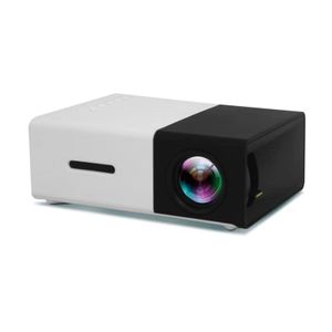 Projektor CY200 Mini, chytrý projektor pro domácí kino, 400-600 lumenů, maximální rozlišení 1920 x 1080, černobílý